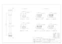 カクダイ 3672C 商品図面 シャワーホース(1.6m) クリーム 商品図面1