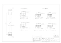 カクダイ 3676C 商品図面 シャワーホース(2.0m) クリーム 商品図面1