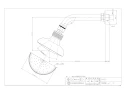 カクダイ 3850 商品図面 Ｇ型回転シャワー 13 商品図面1