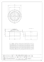 カクダイ 400-205-100 商品図面 山型目皿 商品図面1