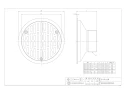 400-502-100 商品図面 側面底面兼用循環金具 商品図面1