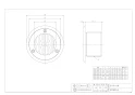カクダイ 400-503-40 商品図面 側面循環金具 商品図面1