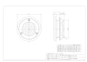 カクダイ 400-505-100 商品図面 挟込み循環金具 商品図面1