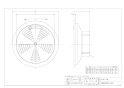 カクダイ 400-508-50 商品図面 流量調節機能吐出金具 商品図面1
