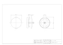 カクダイ 410-448 商品図面 バス用ビス止プラグ 商品図面1
