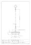 カクダイ 4122-30 商品図面 平型ネジ風呂栓セット 商品図面1