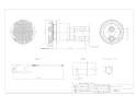 カクダイ 415-019 商品図面 一口循環金具 商品図面1