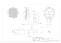 カクダイ 415-101 商品図面 一口循環金具(ペア耐熱管用) 10A 商品図面1