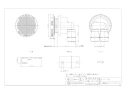 カクダイ 415-105 商品図面 一口循環金具(ワンロック式) 13A 商品図面1