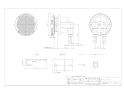 カクダイ 415-122 商品図面 一口循環金具(ペアホース用) 10A 商品図面1