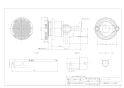 カクダイ 415-219 商品図面 一口循環金具(S･L兼用) 商品図面1