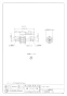 カクダイ 416-450 商品図面 ユニットバス貫通金具(ペア耐熱管用) 10A 商品図面1