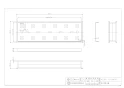 カクダイ 4206-150X450 商品図面 長方形排水溝 商品図面1