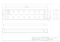 カクダイ 4206-150X900 商品図面 長方形排水溝 商品図面1