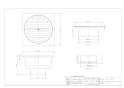 カクダイ 422-310-50 商品図面 角型ワントラップ 商品図面1