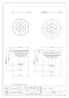 カクダイ 422-992 商品図面 ワントラップ用防臭アダプター 商品図面1