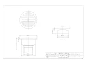 カクダイ 4225B-75X40 商品図面 ステンレスワントラップ 商品図面1