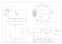 カクダイ 426-031-75 取扱説明書 商品図面 洗濯機用排水トラップ 商品図面1