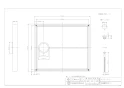 カクダイ 426-413 商品図面 施工説明書 洗濯機用防水パン 商品図面1