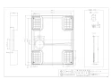 426-417-W 取扱説明書 商品図面 洗濯機用防水パン ホワイト 商品図面1