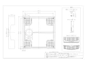 カクダイ 426-418-W 取扱説明書 商品図面 洗濯機用防水パン ホワイト 商品図面1