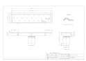 カクダイ 4288-600 商品図面 浴室用排水ユニット 商品図面1