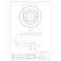 カクダイ 430-050-38 商品図面 陶器製流し用排水金具 商品図面1