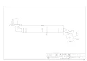 カクダイ 436-65X0800 商品図面 施工説明書 洗濯機給水ホース(L型) 商品図面1