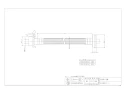 カクダイ 436-72X1000 商品図面 給水延長ホース 1m 商品図面1