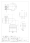 カクダイ 437-221 商品図面 洗濯機排水トラップ用エルボ(VU) 商品図面1