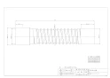 カクダイ 437-333 商品図面 排水フレキパイプ 50×400 商品図面1
