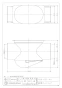 カクダイ 438-051-40 商品図面 横引用ドレントラップ 商品図面1