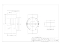 カクダイ 438-059-50 商品図面 自封式ドレントラップ(縦引･横引兼用) 商品図面1