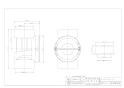 カクダイ 438-060-50 商品図面 自封式ドレントラップ(縦引･横引兼用･屋外用) 商品図面1