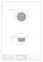 カクダイ 450-017 商品図面 ツバヒロゴミこし 商品図面1