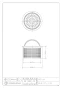 カクダイ 4519A 商品図面 流し台バスケット(小) 商品図面1
