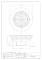 カクダイ 453-130 商品図面 輸入シンク用両用排水栓 商品図面1