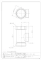 カクダイ 455-501-40 商品図面 流し台排水栓チーズ 商品図面1