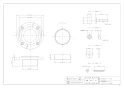 カクダイ 4658S-100 商品図面 大便器用床フランジ(ステンレスビスつき) 商品図面1