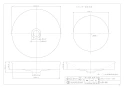 カクダイ 493-097-GR 取扱説明書 商品図面 丸型手洗器 ﾍﾟﾊﾟｰﾐﾝﾄ 商品図面1