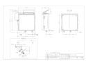 カクダイ 504-048 取扱説明書 商品図面 施工説明書 3チャンネルソーラー発電ユニット(壁付仕様) 商品図面1