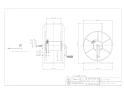 カクダイ 553-030 商品図面 施工説明書 ステンレスホースリール 商品図面1