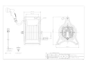 カクダイ 553-801 商品図面 施工説明書 レトロホースリール グリーン 商品図面1