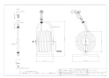 カクダイ 554-503 商品図面 施工説明書 ホースドラム(ホースつき) 商品図面1