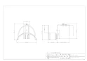 カクダイ 559-303 商品図面 施工説明書 ステンレスハンガー(ベランダ用) 商品図面1
