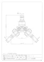 カクダイ 573-119 商品図面 コックつき分岐接手 商品図面1