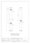 カクダイ 616-026 商品図面 水栓柱(ミカゲ･分水孔つき) 70角 商品図面1