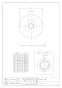 カクダイ 621-750-D 商品図面 ゴムプレート 70×22 商品図面1