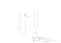 624-081 商品図面 ステンレス水栓柱(ショート型) 商品図面1
