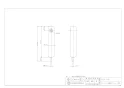 カクダイ 624-081 商品図面 ステンレス水栓柱(ショート型) 商品図面1